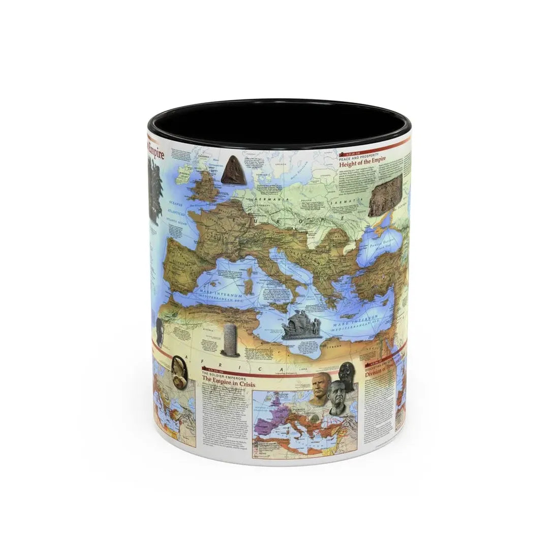 Roman Empire (1997) (Map) Accent Coffee Mug 11oz Black - Go Mug Yourself