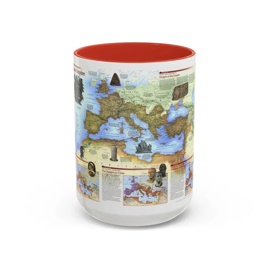 Roman Empire (1997) (Map) Accent Coffee Mug 15oz Red - Go Mug Yourself