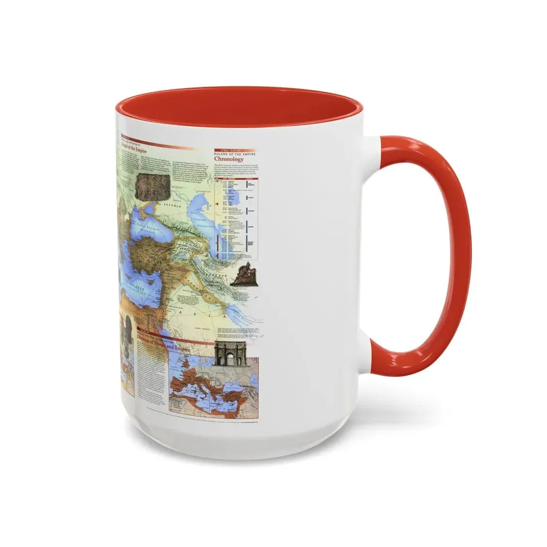 Roman Empire (1997) (Map) Accent Coffee Mug - Go Mug Yourself