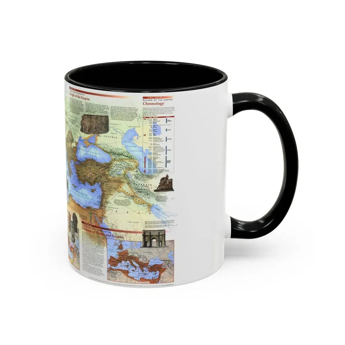 Roman Empire (1997) (Map) Accent Coffee Mug - Go Mug Yourself