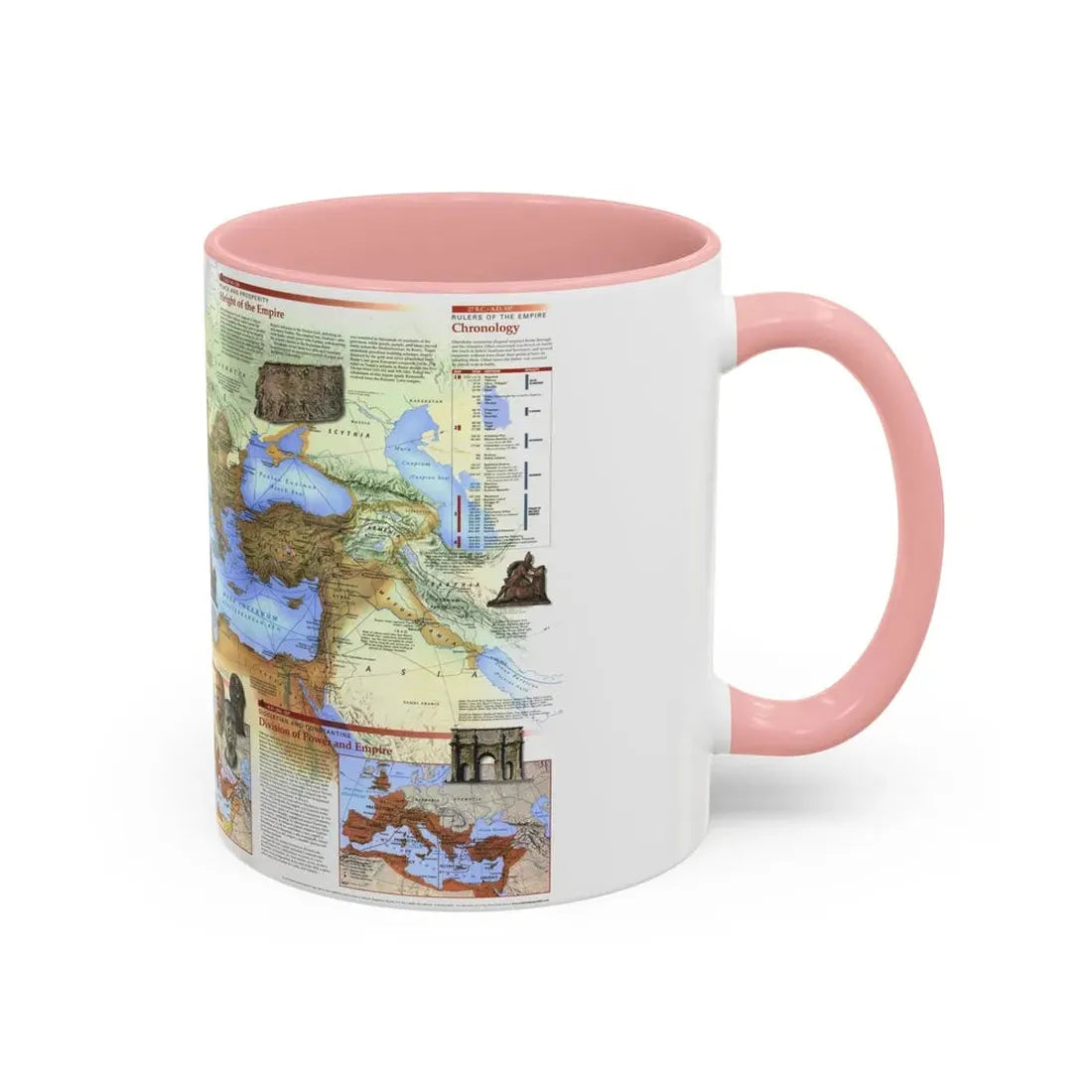 Roman Empire (1997) (Map) Accent Coffee Mug - Go Mug Yourself