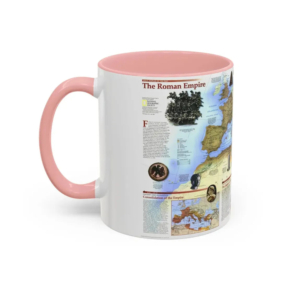 Roman Empire (1997) (Map) Accent Coffee Mug - Go Mug Yourself