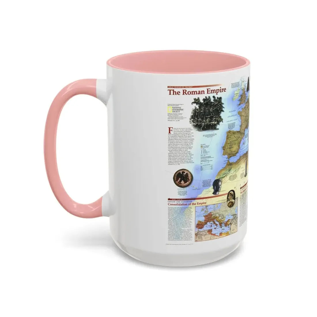 Roman Empire (1997) (Map) Accent Coffee Mug - Go Mug Yourself