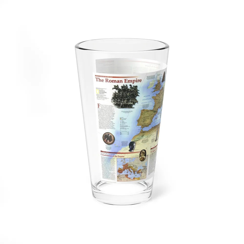 Roman Empire (1997) (Map) Pint Glass 16oz-Go Mug Yourself