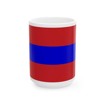 Roman Orthodox Christian Merchant Flag 1453-1793 (Greece) White Coffee Mug 15oz - Go Mug Yourself