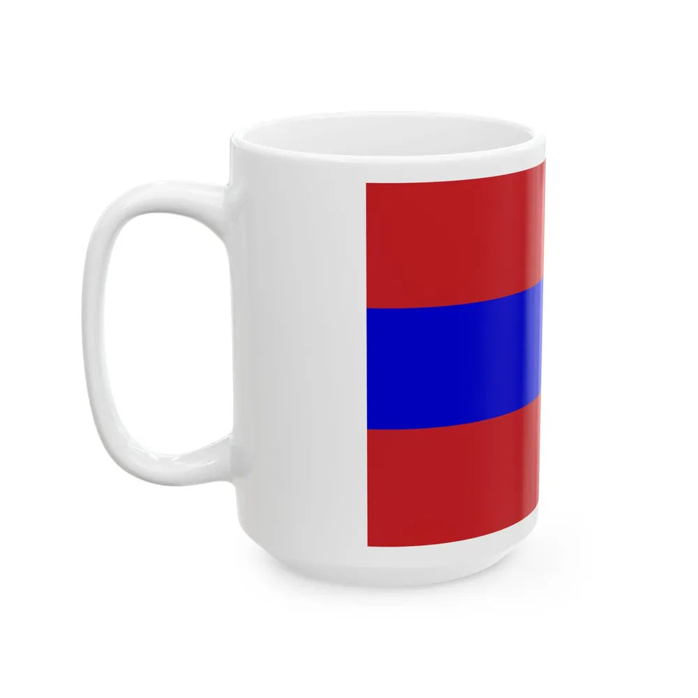 Roman Orthodox Christian Merchant Flag 1453-1793 (Greece) White Coffee Mug - Go Mug Yourself