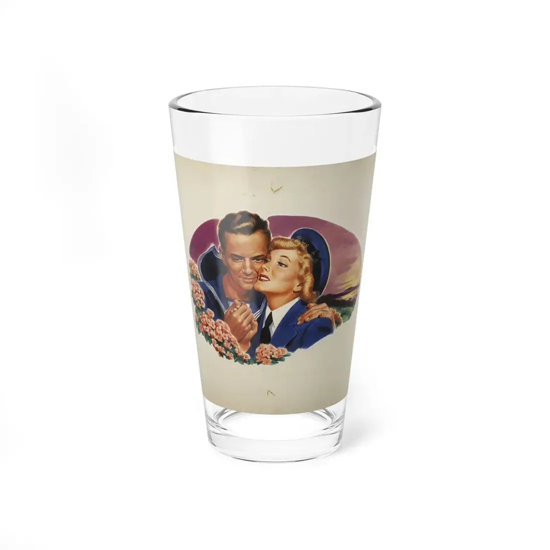 Romance Illustration_1 (Magazine Illustration) Pint Glass 16oz 16oz - Go Mug Yourself