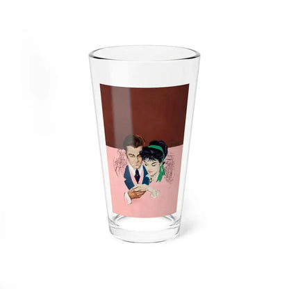 Romance Novel Cover (attributed, c. 1970s) (Magazine Illustration) Pint Glass 16oz 16oz - Go Mug Yourself