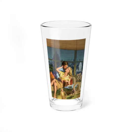 Romance Paperback Couverture - Pint Glass 16oz 16oz - Go Mug Yourself