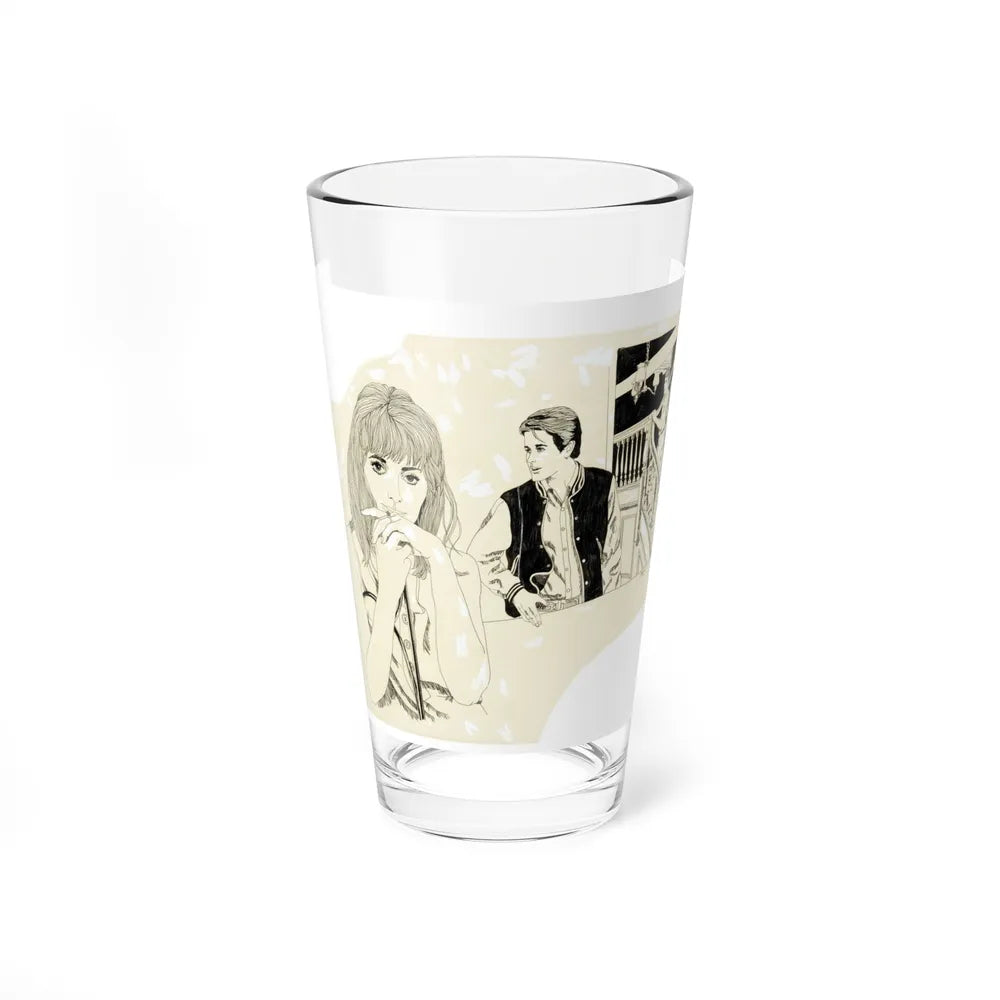 Romance Story Illustration (2) (Magazine Illustration) Pint Glass 16oz-16oz-Go Mug Yourself