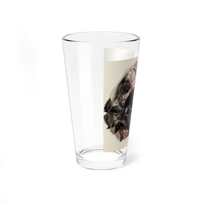 Romance story illustration_1 (Magazine Illustration) Pint Glass 16oz - Go Mug Yourself