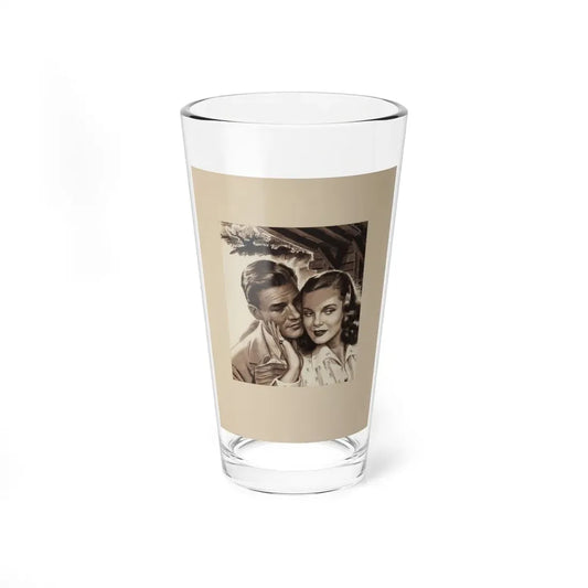 Romance Story Illustration_2 (Magazine Illustration) Pint Glass 16oz 16oz - Go Mug Yourself