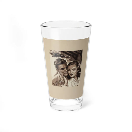 Romance Story Illustration_2 (Magazine Illustration) Pint Glass 16oz-16oz-Go Mug Yourself