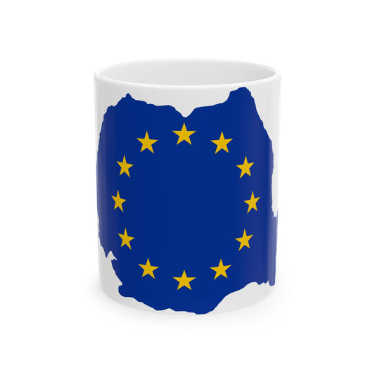 Romania EU (Oman) White Coffee Mug-11oz-Go Mug Yourself