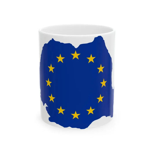 Romania EU (Oman) White Coffee Mug 11oz - Go Mug Yourself