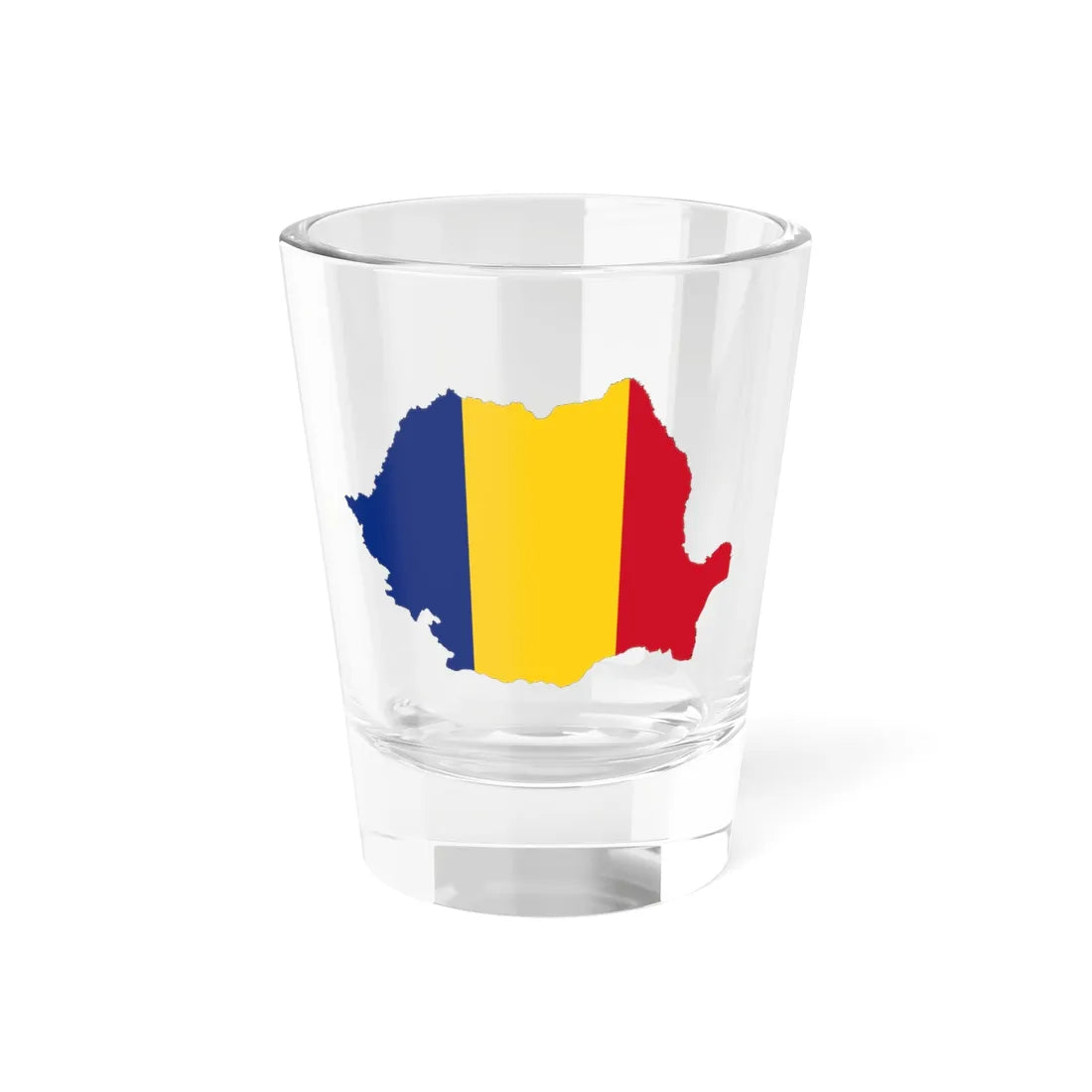 Romania-Flagmap (Oman) Shot Glass 1.5oz 1.5oz - Go Mug Yourself