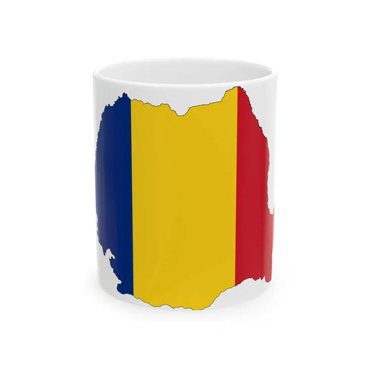 Romania-Flagmap (Oman) White Coffee Mug 11oz - Go Mug Yourself