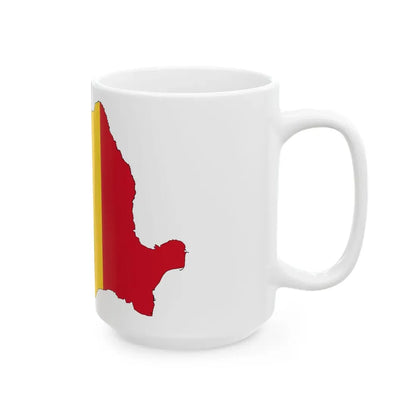 Romania-Flagmap (Oman) White Coffee Mug - Go Mug Yourself