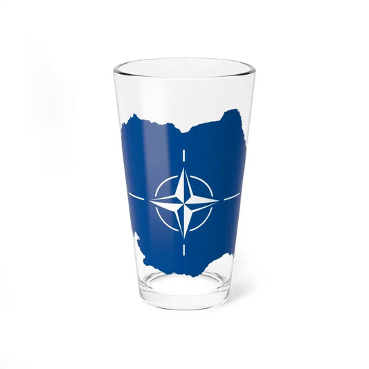 Romania NATO (Oman) Pint Glass 16oz 16oz - Go Mug Yourself