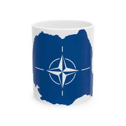 Romania NATO (Oman) White Coffee Mug 11oz - Go Mug Yourself