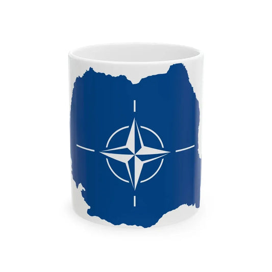 Romania NATO (Oman) White Coffee Mug 11oz - Go Mug Yourself