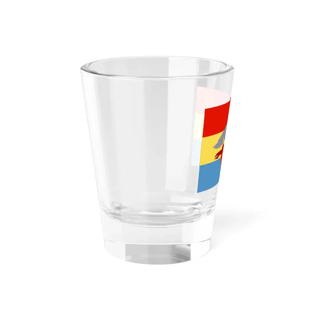 Romanian Army Flag - 1863 official model (Oman) Shot Glass 1.5oz - Go Mug Yourself