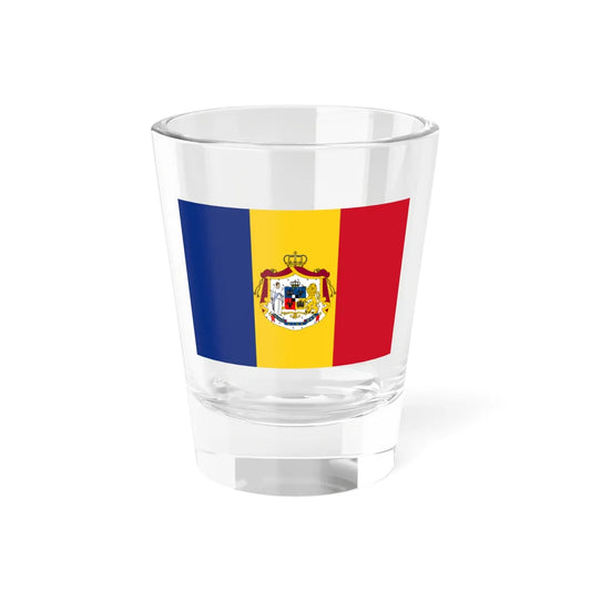 Romanian Army Flag - 1867 official model (Oman) Shot Glass 1.5oz 1.5oz - Go Mug Yourself