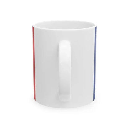 Romanian Army Flag - 1874 used model (Oman) White Coffee Mug - Go Mug Yourself