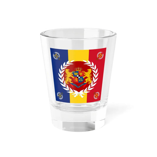 Romanian Army Flag - 1877 used model (Oman) Shot Glass 1.5oz 1.5oz - Go Mug Yourself
