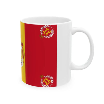 Romanian Army Flag - 1897 used model (Oman) White Coffee Mug - Go Mug Yourself
