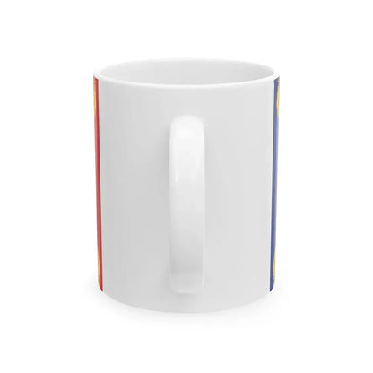 Romanian Army Flag - 1921 used model (Moldova) White Coffee Mug - Go Mug Yourself