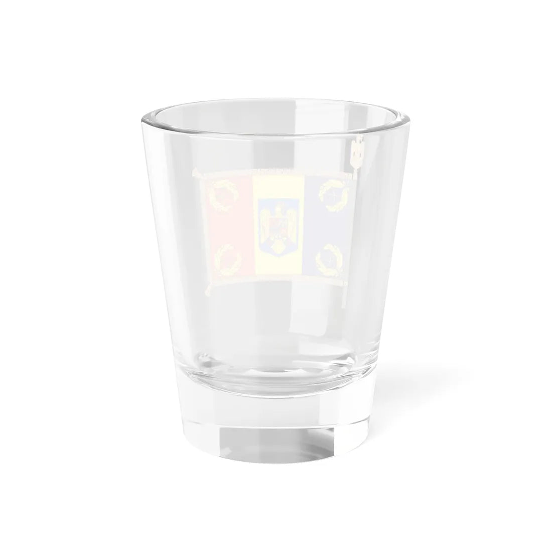 Romanian Battle Flag - Land Forces Model (Oman) Shot Glass 1.5oz - Go Mug Yourself