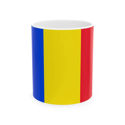 Romanian flag (Oman) White Coffee Mug 11oz - Go Mug Yourself