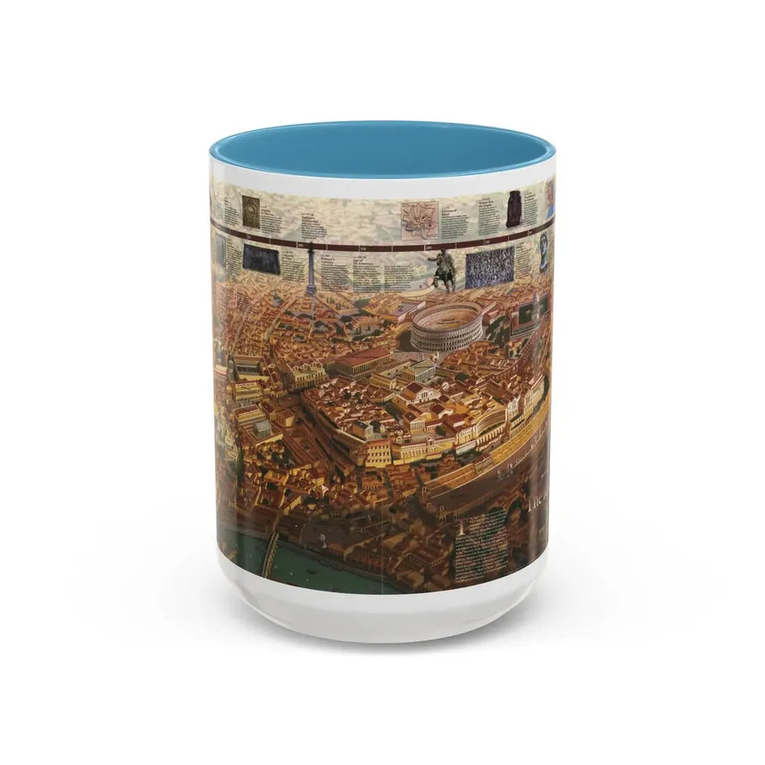 Romans, The (1997) (Map) Accent Coffee Mug 15oz Light Blue - Go Mug Yourself