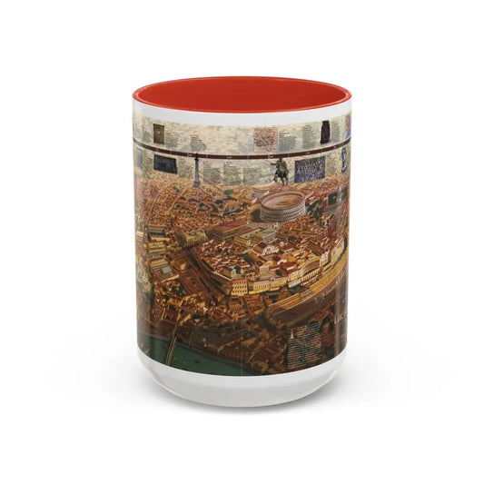 Romans, The (1997) (Map) Accent Coffee Mug 15oz Red - Go Mug Yourself