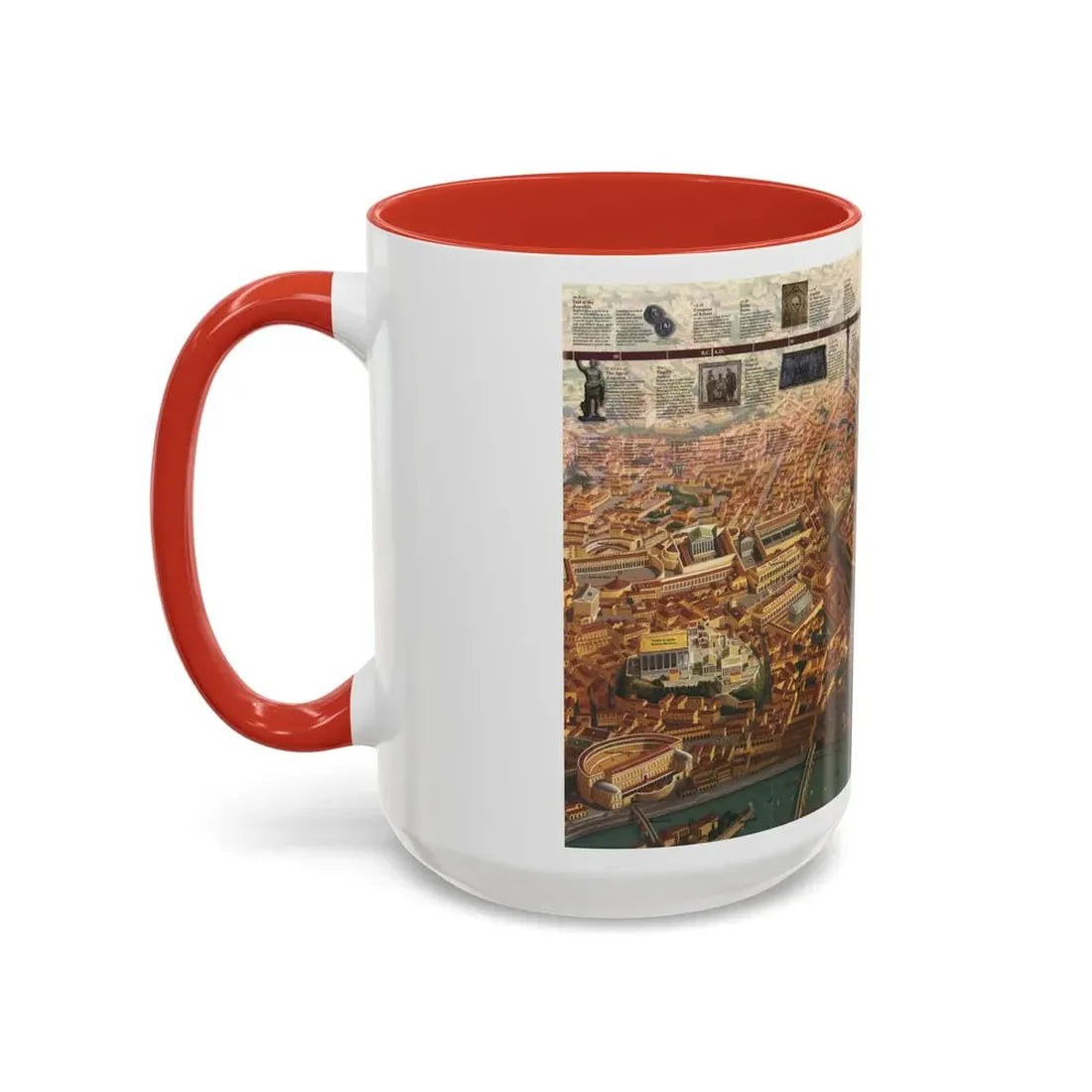 Romans, The (1997) (Map) Accent Coffee Mug - Go Mug Yourself