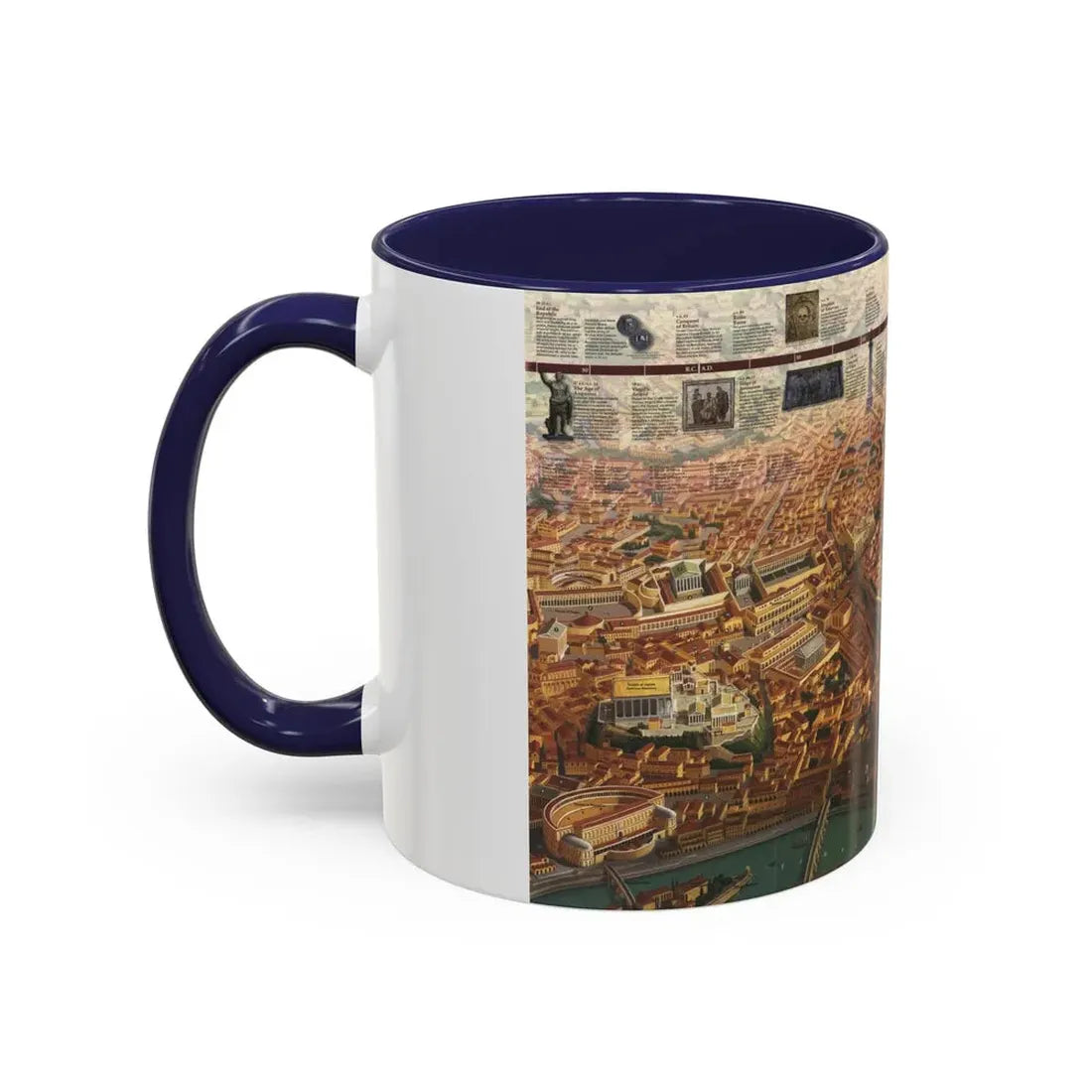 Romans, The (1997) (Map) Accent Coffee Mug - Go Mug Yourself
