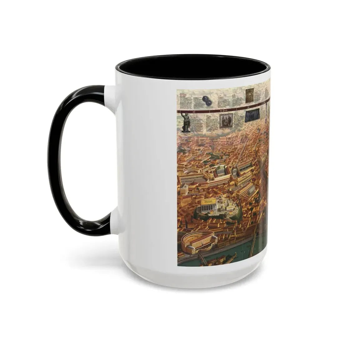 Romans, The (1997) (Map) Accent Coffee Mug - Go Mug Yourself