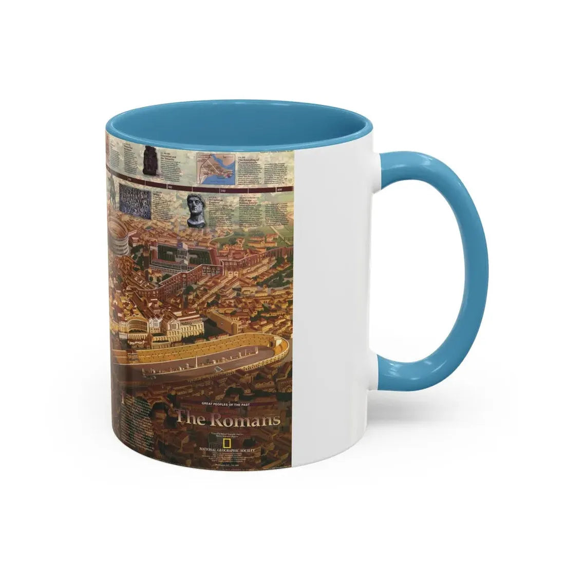 Romans, The (1997) (Map) Accent Coffee Mug - Go Mug Yourself