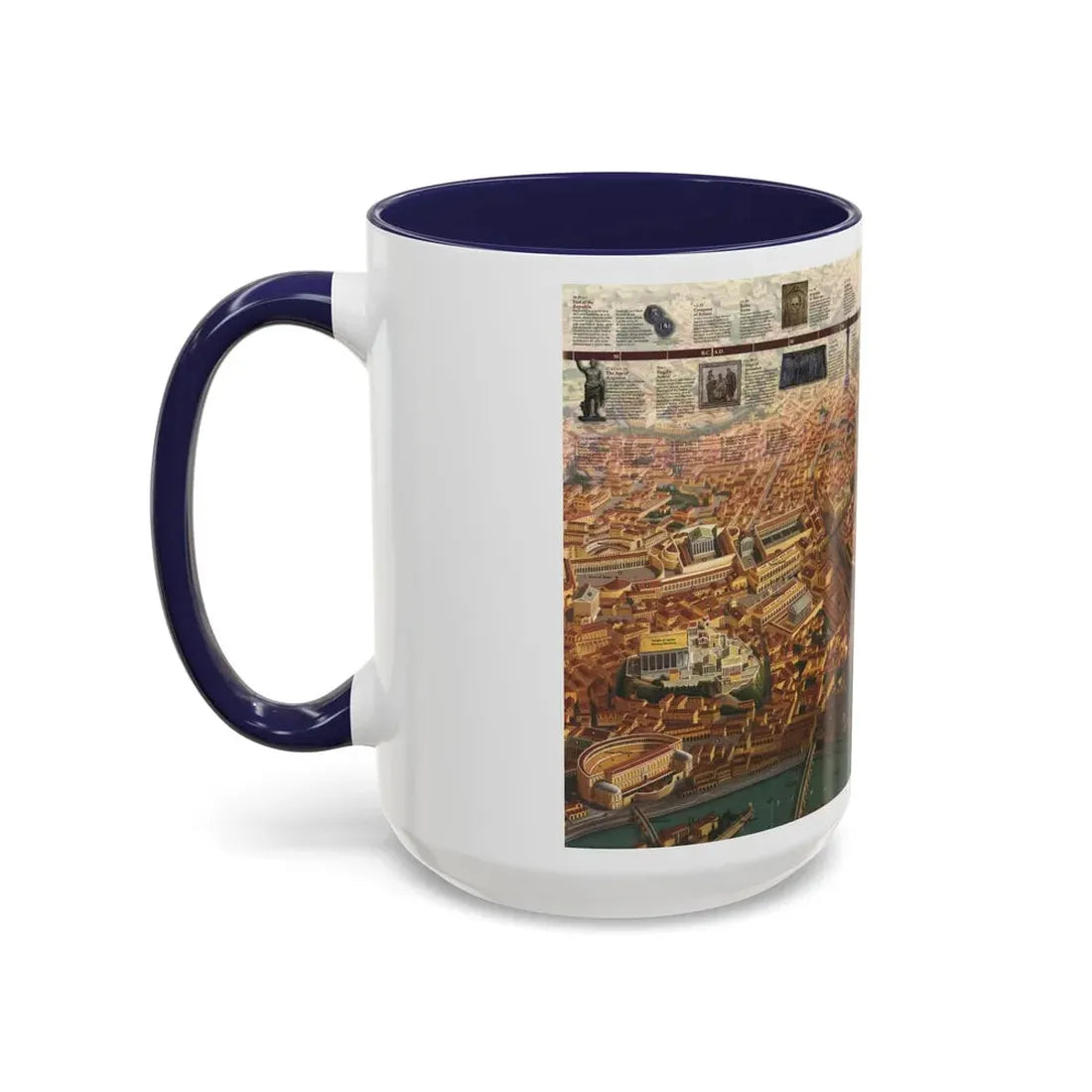 Romans, The (1997) (Map) Accent Coffee Mug - Go Mug Yourself