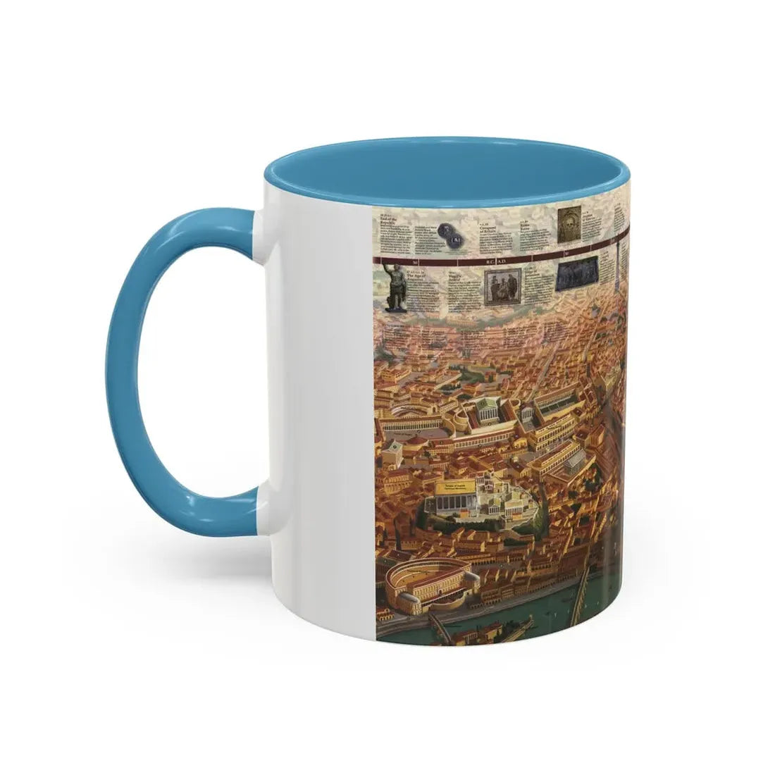 Romans, The (1997) (Map) Accent Coffee Mug - Go Mug Yourself