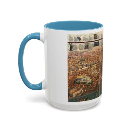 Romans, The (1997) (Map) Accent Coffee Mug - Go Mug Yourself