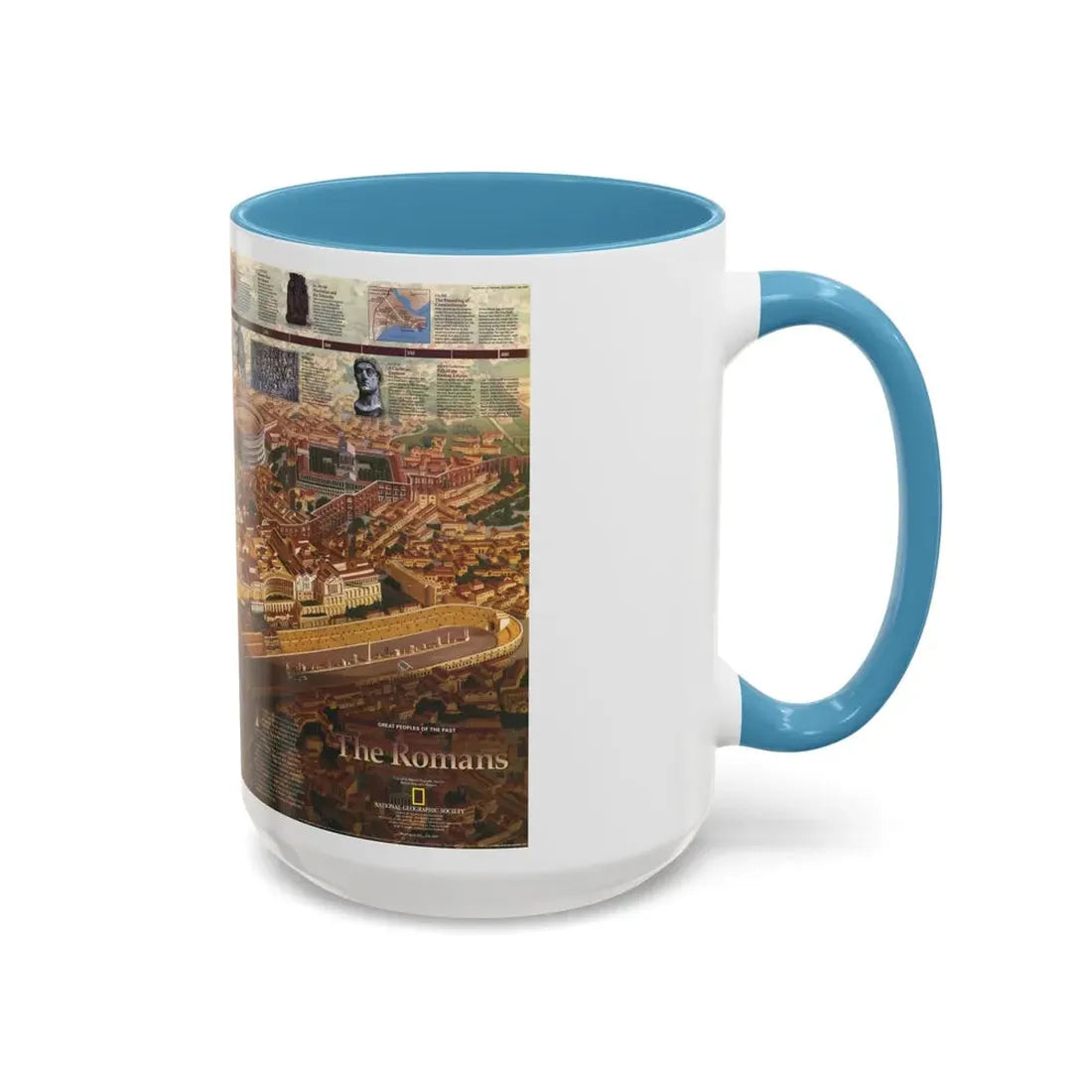 Romans, The (1997) (Map) Accent Coffee Mug - Go Mug Yourself