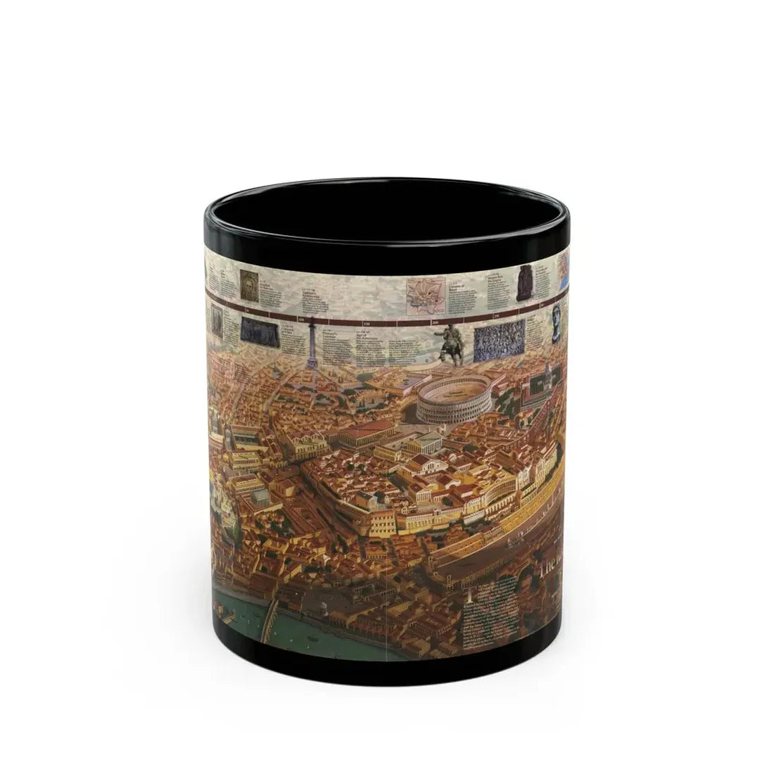 Romans, The (1997) (Map) Black Coffee Mug 11oz - Go Mug Yourself