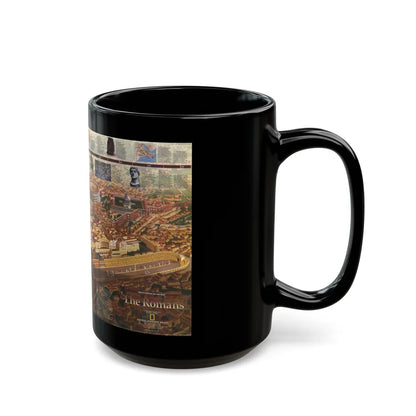 Romans, The (1997) (Map) Black Coffee Mug-Go Mug Yourself