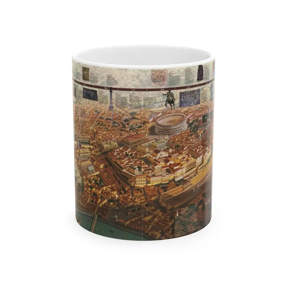Romans, The (1997) (Map) White Coffee Mug 11oz - Go Mug Yourself