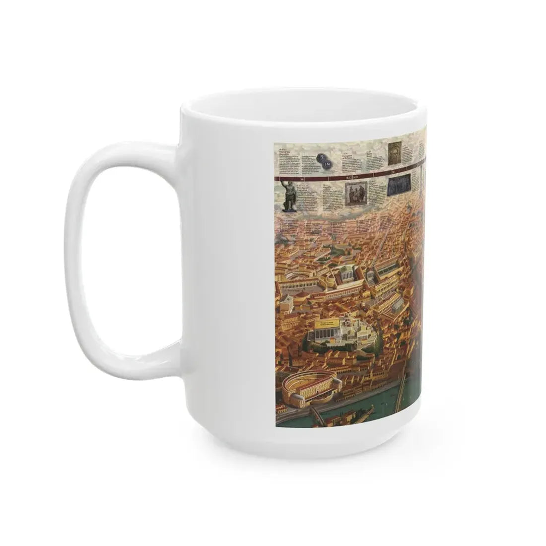 Romans, The (1997) (Map) White Coffee Mug - Go Mug Yourself