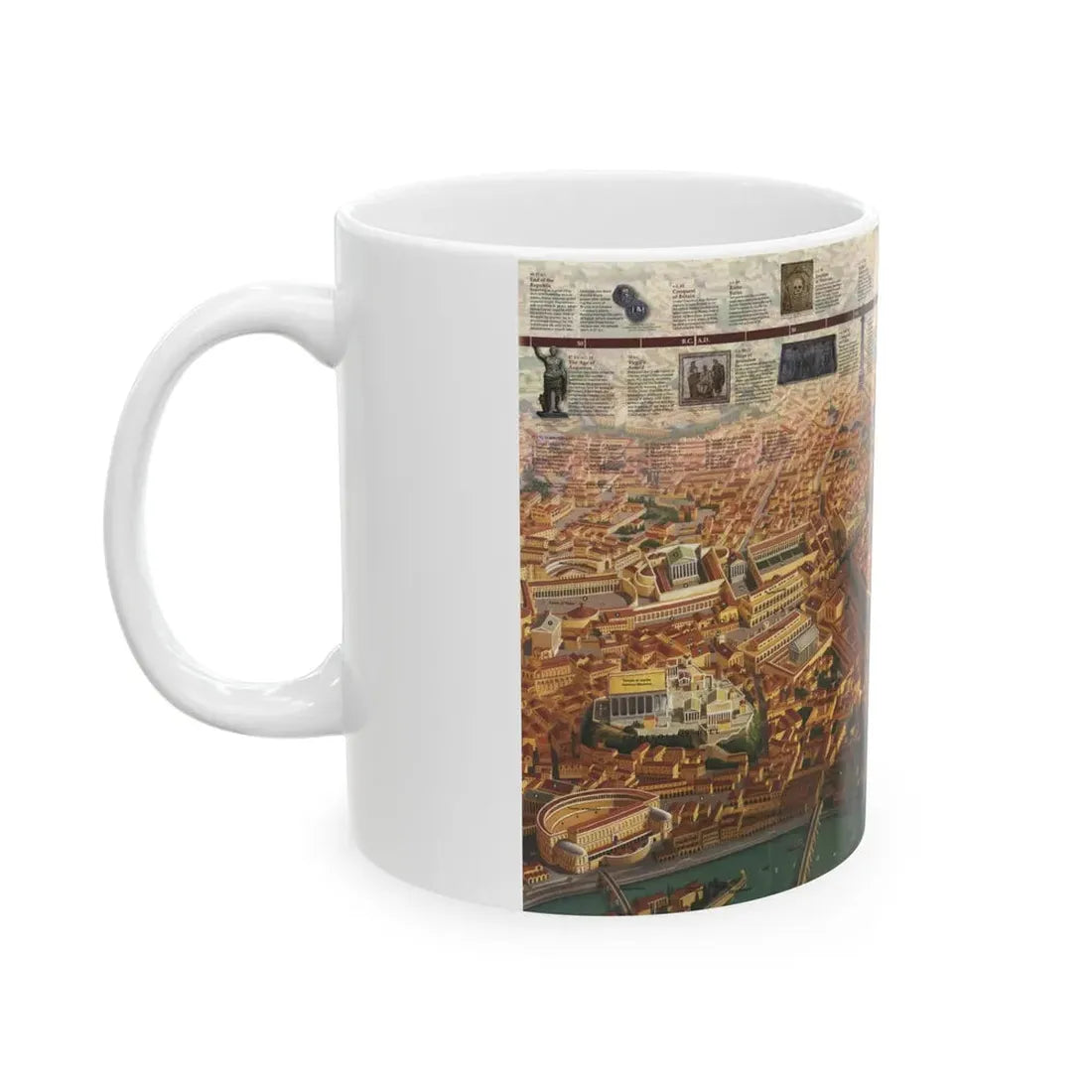 Romans, The (1997) (Map) White Coffee Mug - Go Mug Yourself