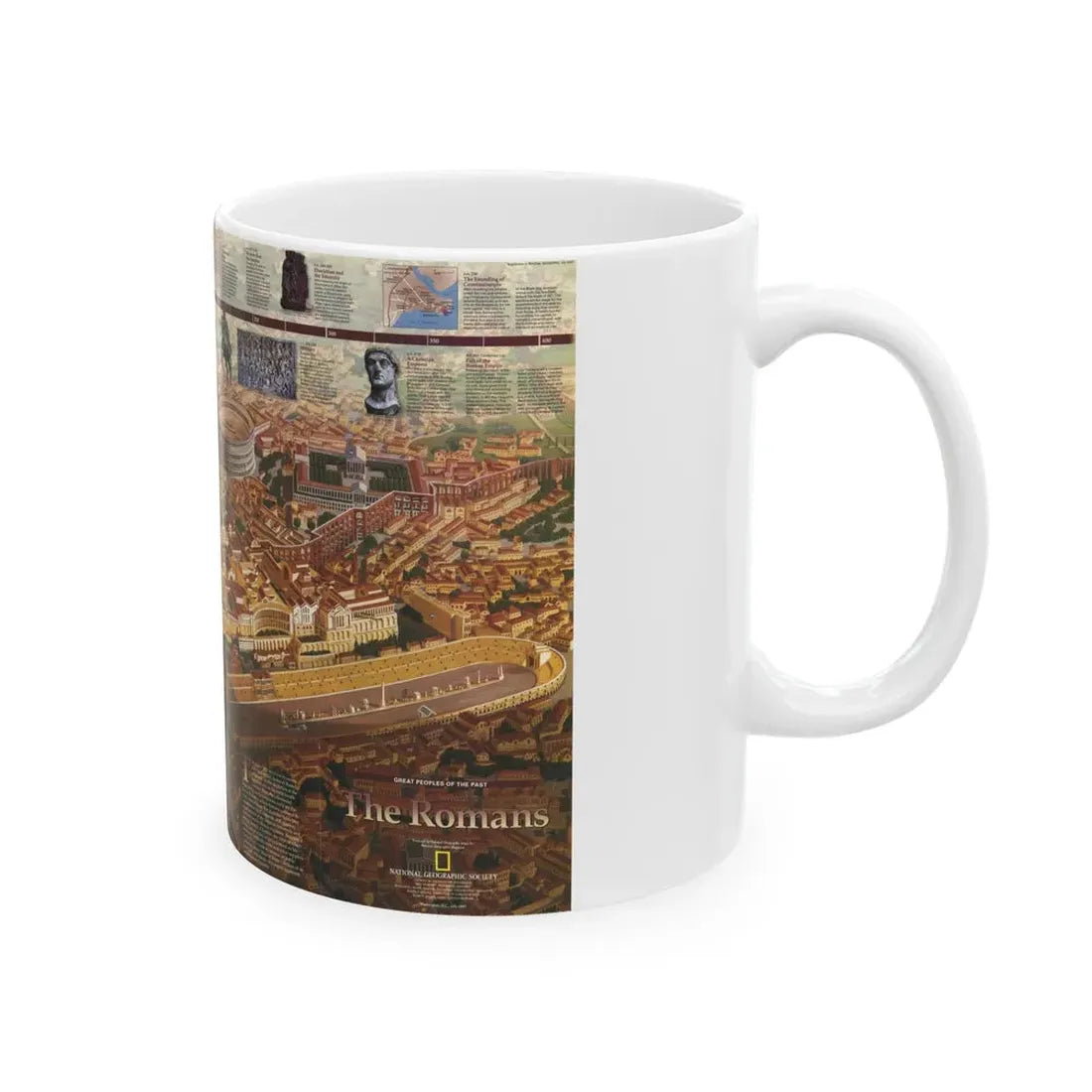 Romans, The (1997) (Map) White Coffee Mug - Go Mug Yourself