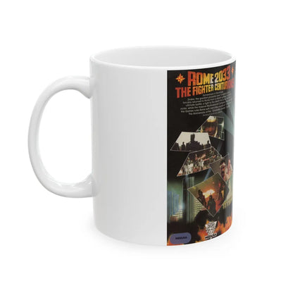 ROME 2033 THE FIGHTER CENTURIONS (VHS COVER) - White Coffee Mug-Go Mug Yourself